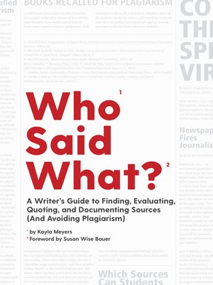 cover image of Who Said What?